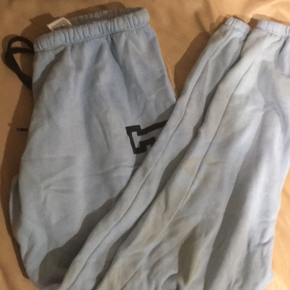 Pink sweat pants